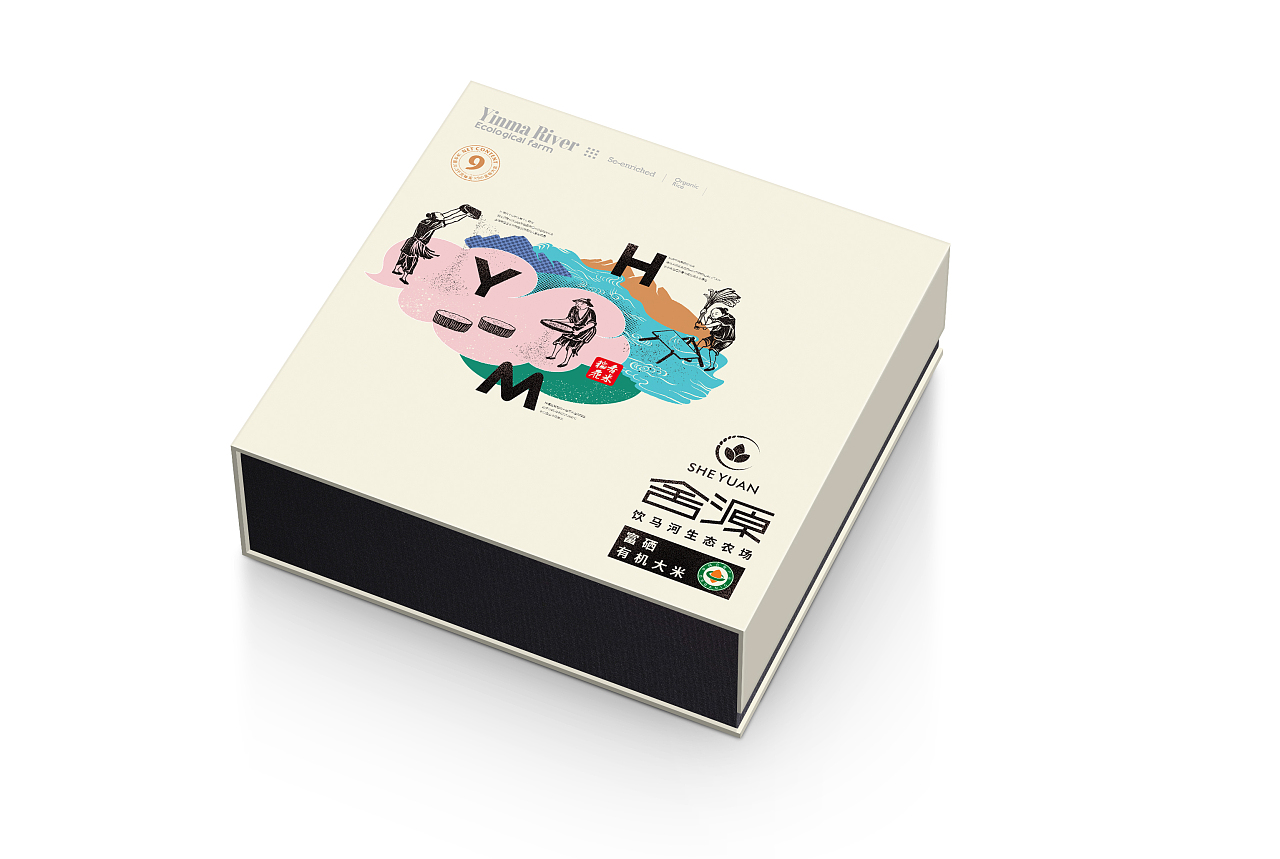 匠心精“裝”，自然饋贈的味蕾之約——吉林飲馬河舍源有機(jī)大米包裝設(shè)計(jì)解析